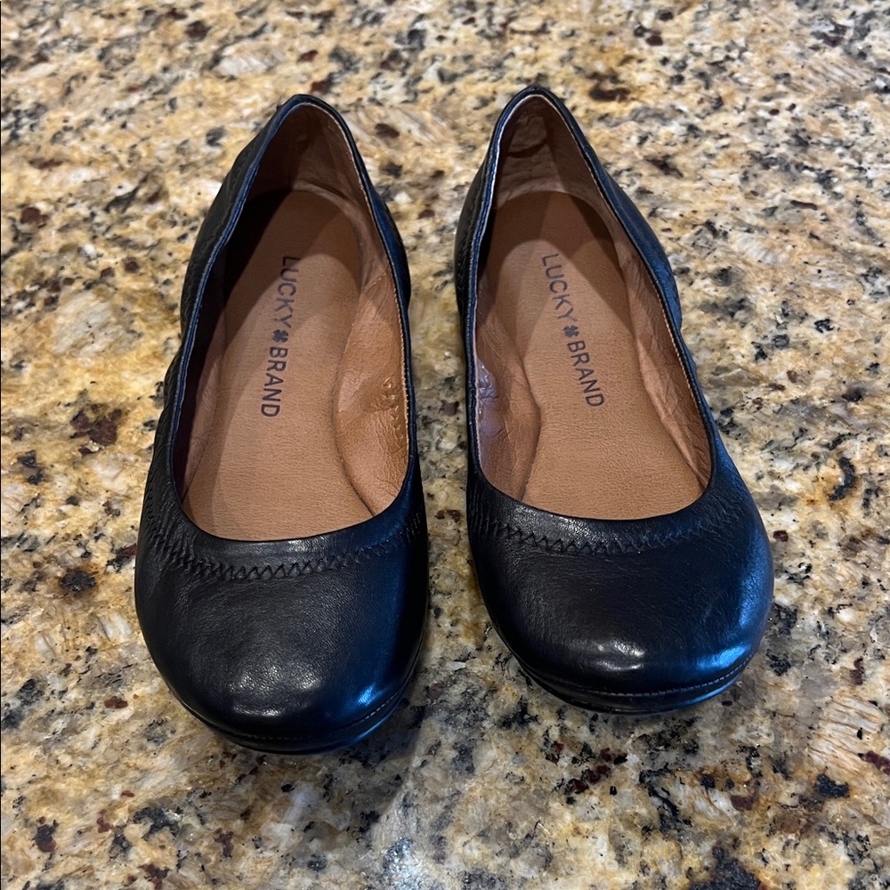 Lucky Brand Women's Classic Black Loafers